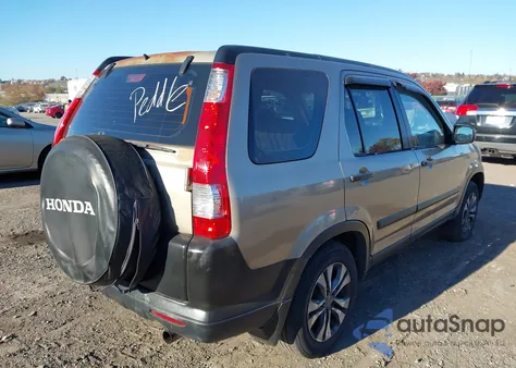 2005 Honda Cr-V Lx из США, поврежденный, VIN SHSRD78595U345923